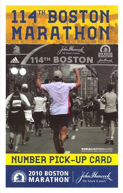 Boston Marathon Card